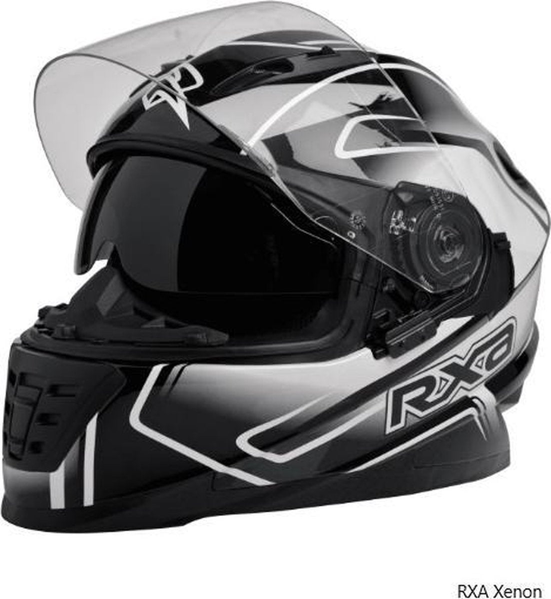 Integraal Helm RXA Xenon Graphic BS - Maat S - Zwart/Wit