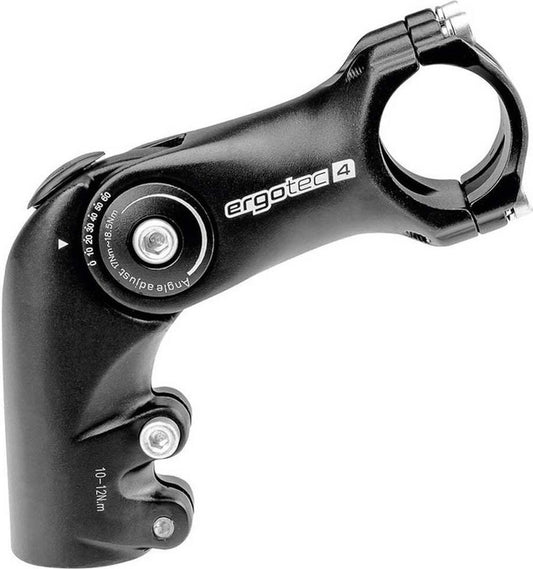 Ergotec Stuurpen Voorbouw Verstelbaar Octopus 2 28,6/90/25,4MM - Zwart