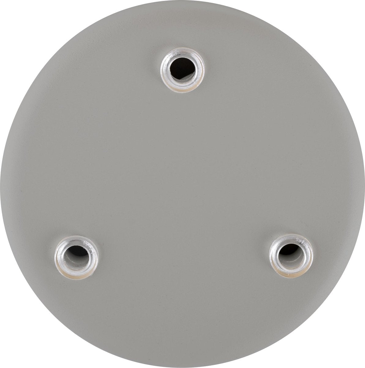 Filotto Holè plafondkap 3 snoeren - Ø10 cm - metaal - grijs - rond