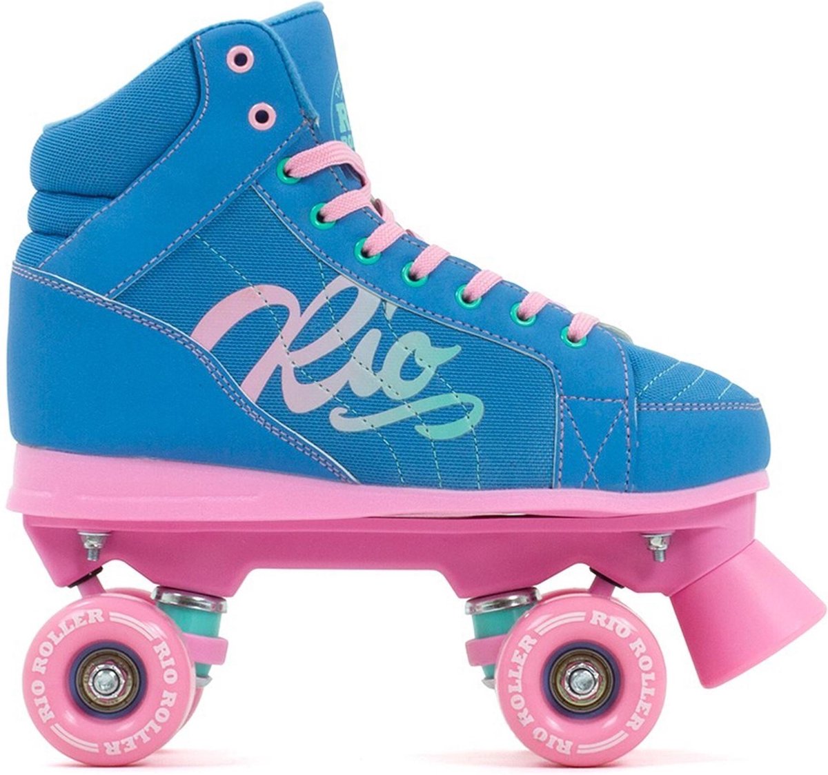 Rio Roller Lumina rolschaatsen - blauw / roze - maat 40.5
