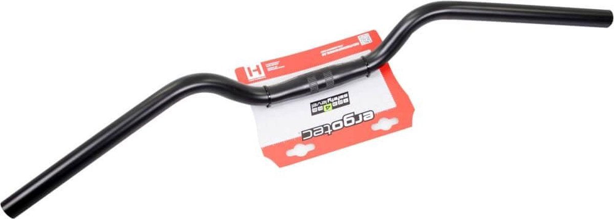 Ergotec M-Bar MTB Stuur Ø25.4mm 70cm Aluminium - Zwart