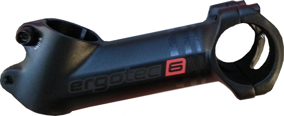 Ergotec stuurpen Ahead High Piranha 31.8/110 - Zwart