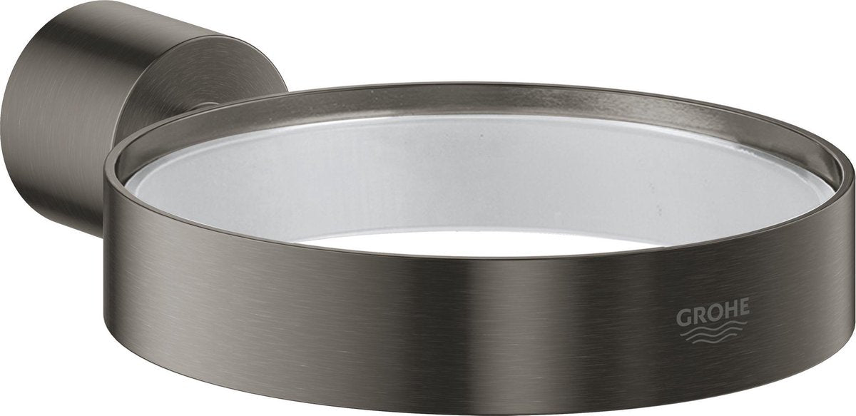 Grohe - Atrio Wandhouder - Geborsteld Hard Graphite - Antraciet