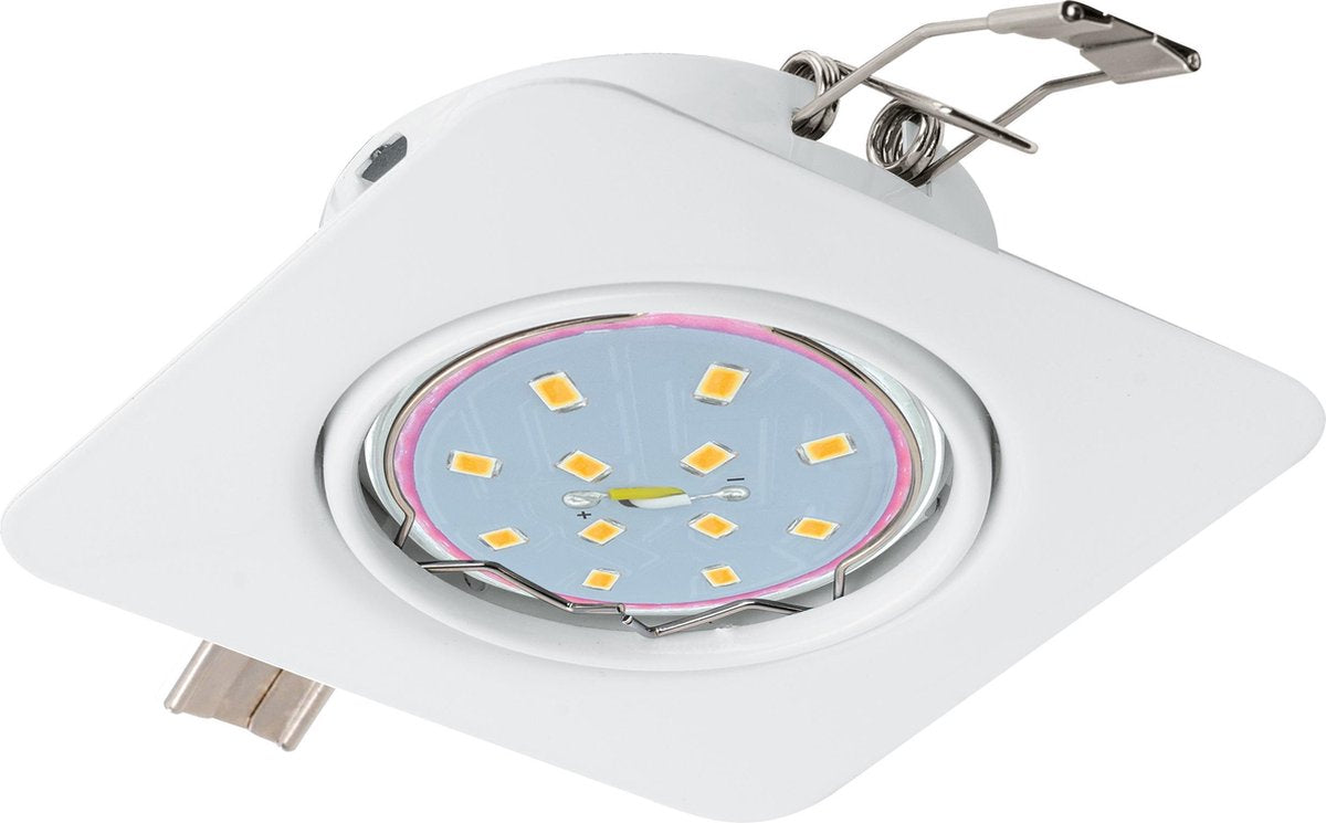 EGLO Peneto - Inbouwspotje - LED - 87X87mm. - Wit