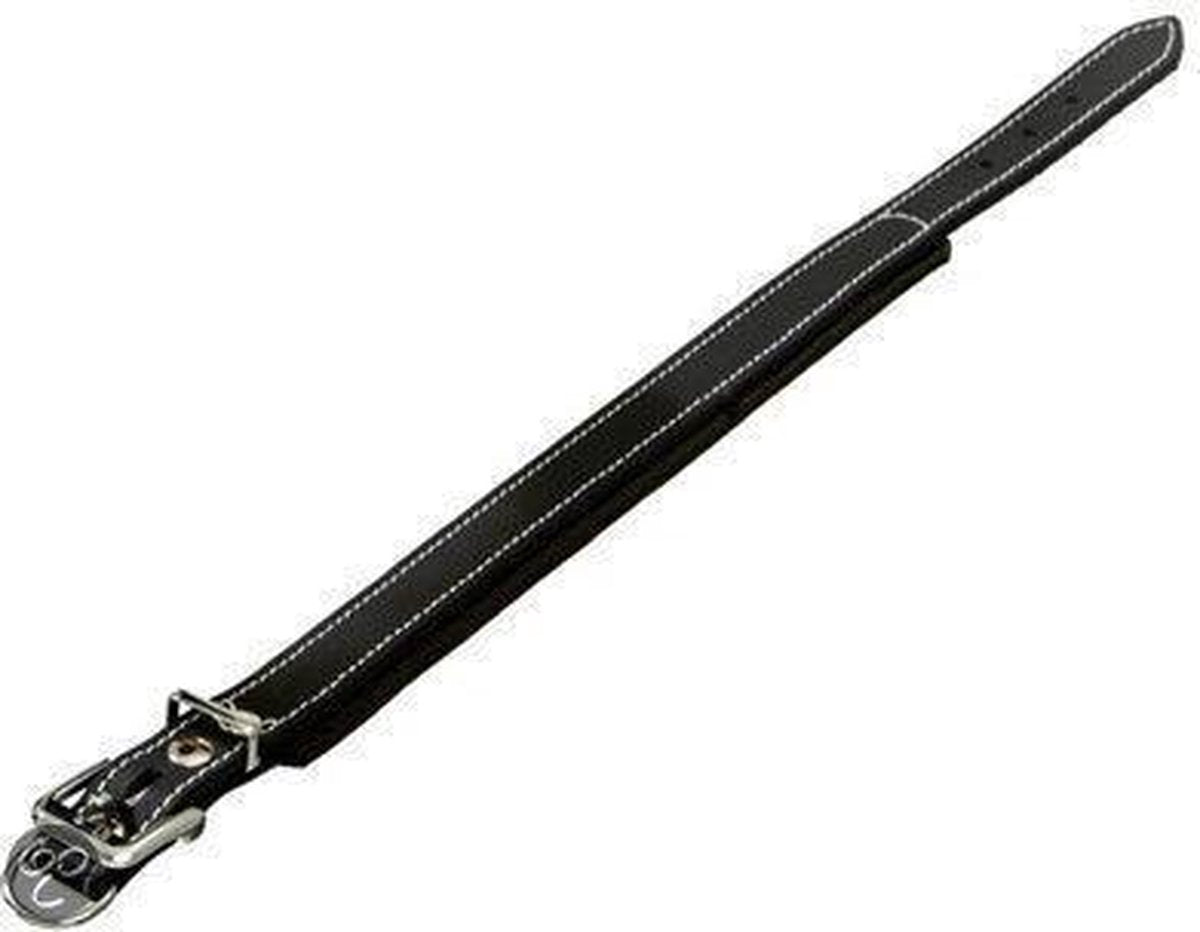 KARLIE Riem Rondo soft halsband 47 cm x 30 mm - Zwart