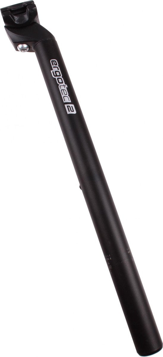 Ergotec Zadelpen Vast Patent 29,4 X 350 Mm Aluminium - Zwart