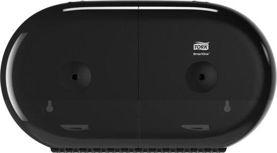 Tork SmartOne Twin Mini Toiletpapier Dispenser Zwart T9 (682008)