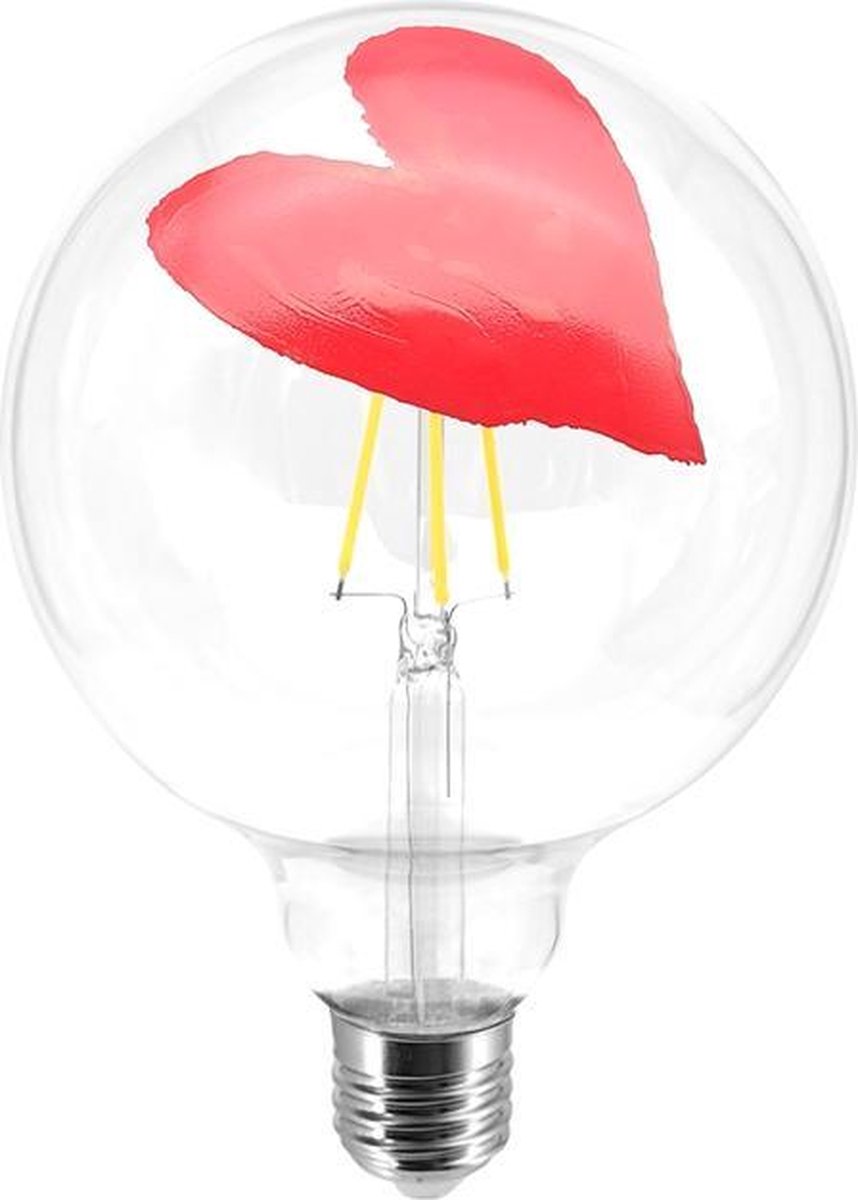 Filotto LED globe Cuore E27 - 4W - 470lm - warm wit - hart