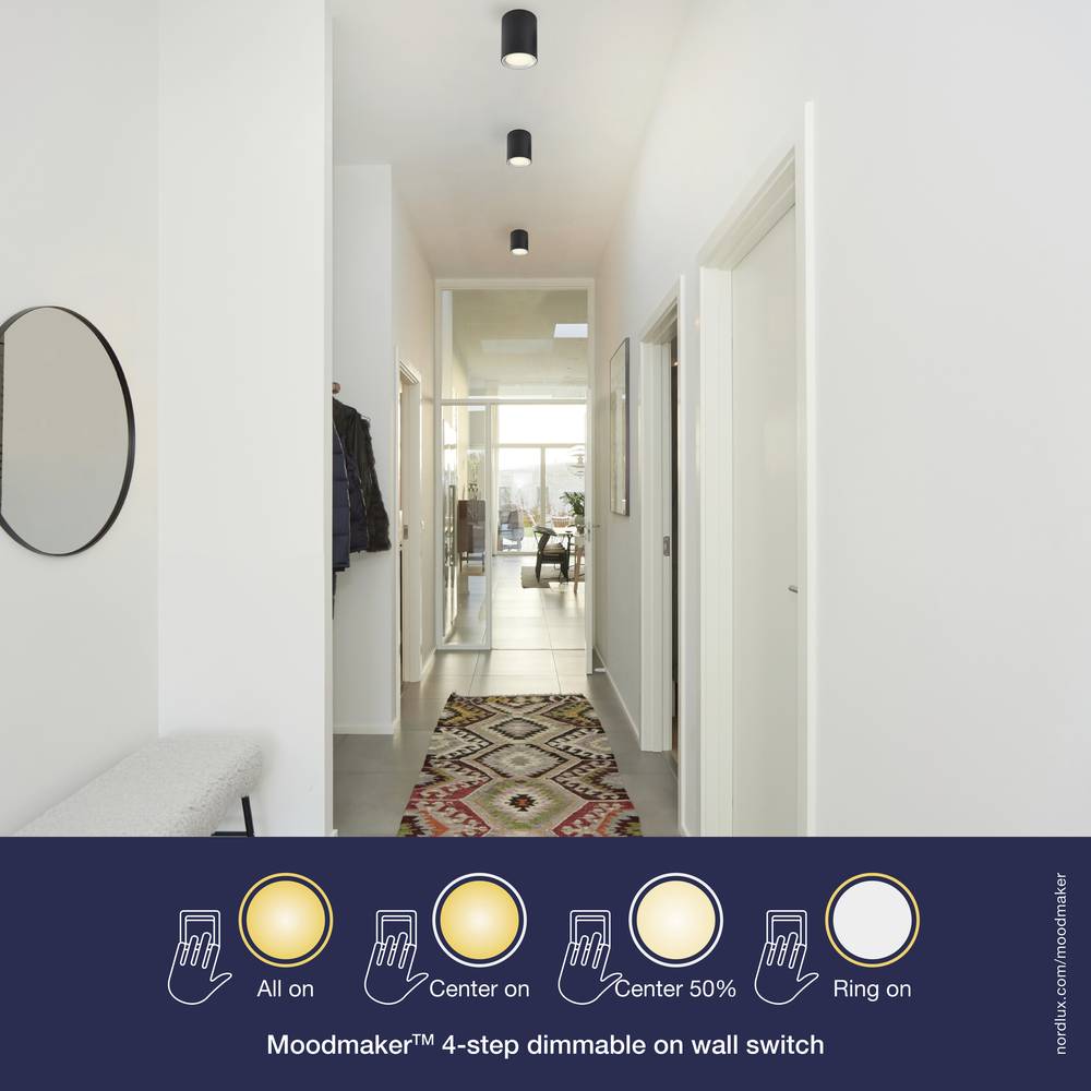 Nordlux 47550103 Fallon Long LED - Zwart