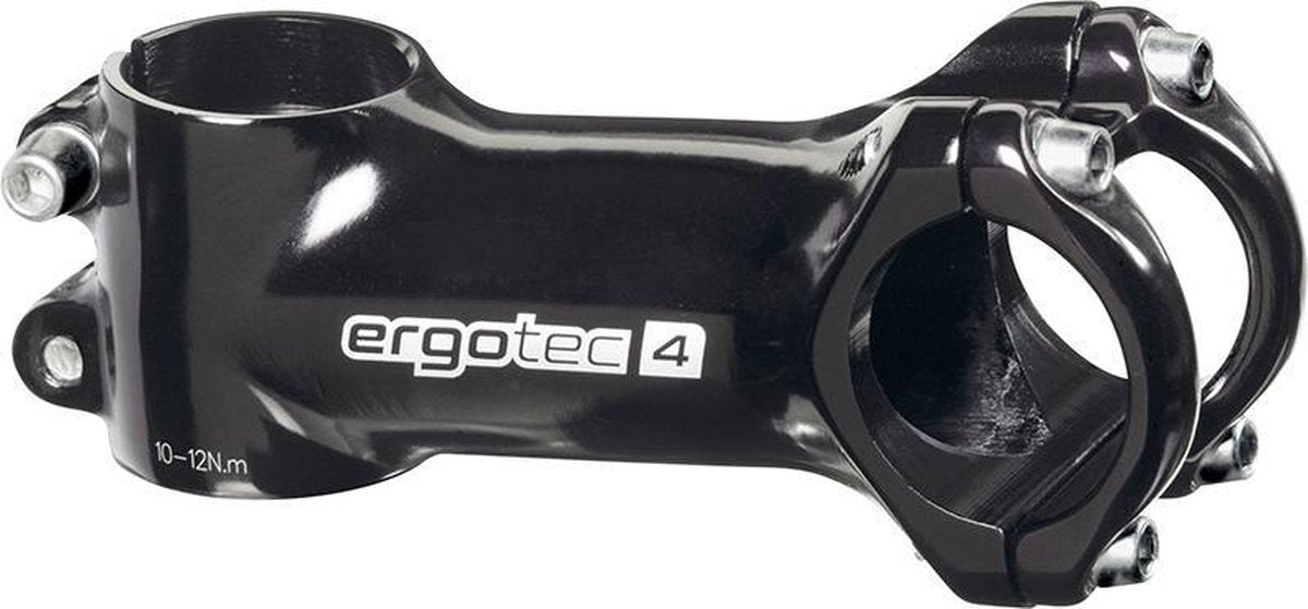 Ergotec stuurpen voorbouw vast Crab 2 28,6/90/25,4 mm - Zwart