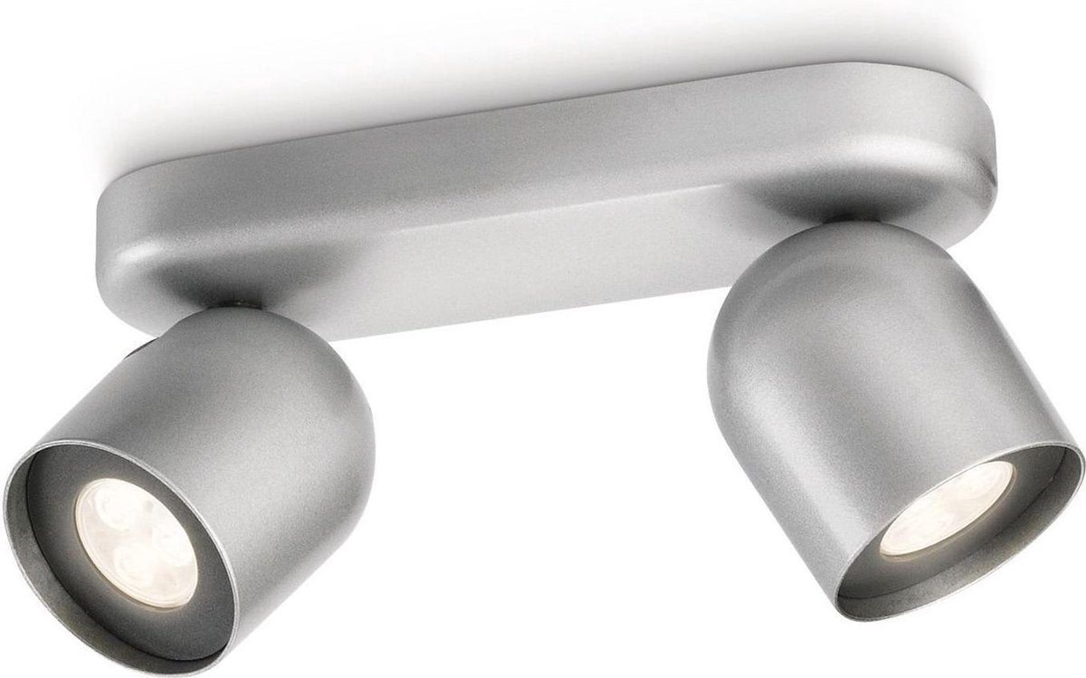 Philips myLiving Zesta Spotlamp - 2 spots - LED - Aluminium