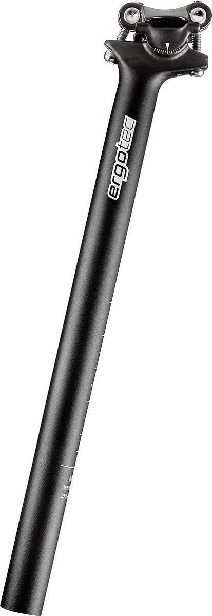 Ergotec Zadelpen Skalar 31.6x400mm Alu - Zwart