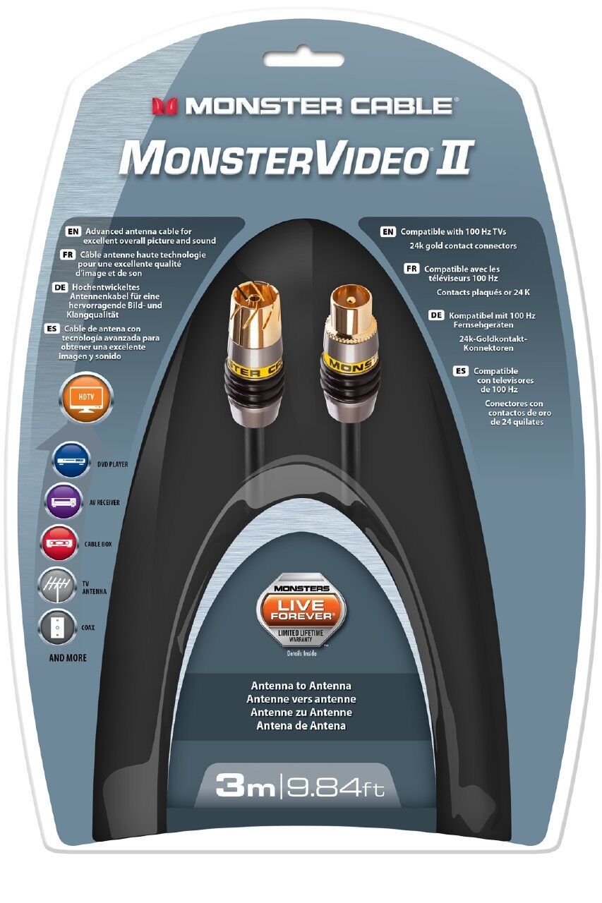 Monster kabel PAL Ant. kabel 3m.