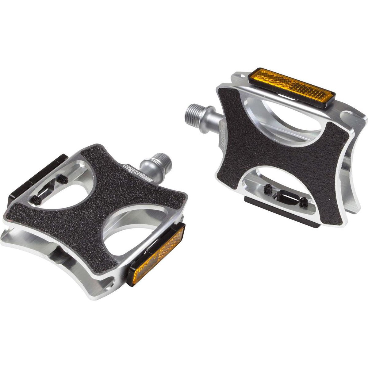 Ergotec Platformpedalen Ep-urban 9/16 Inch - Zilver/zwart