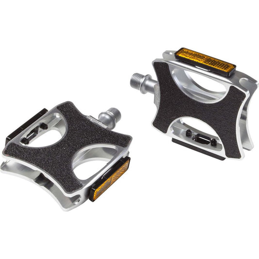 Ergotec Platformpedalen Ep-urban 9/16 Inch - Zilver/zwart