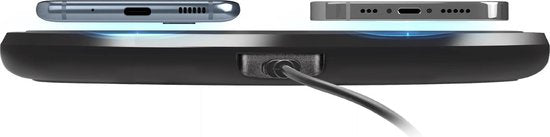SBS Dual Base Draadloze lader Qi Wireless 10W 2A - Wit