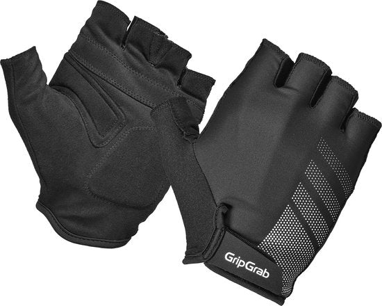 GripGrab - Ride RC Lite Korte Vinger Zomer Fietshandschoenen met Padding - Zwart - Unisex - Maat XL
