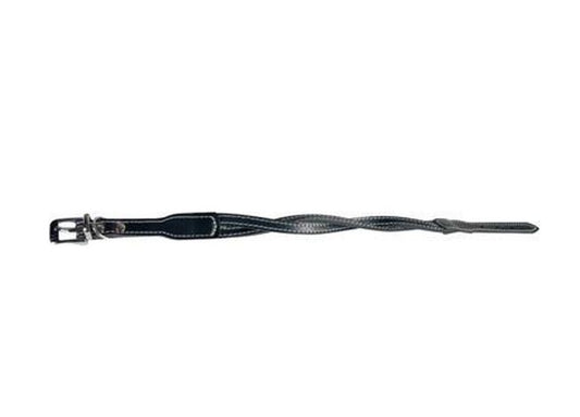 Karlie halsband voor hond twist - 45x2 cm - Zwart